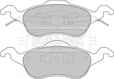 Автозапчасть BORG & BECK BBP1602