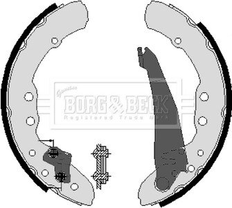 Гальмiвнi колодки барабаннi BORG & BECK BBS6212