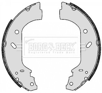 Гальмiвнi колодки барабаннi BORG & BECK BBS6265