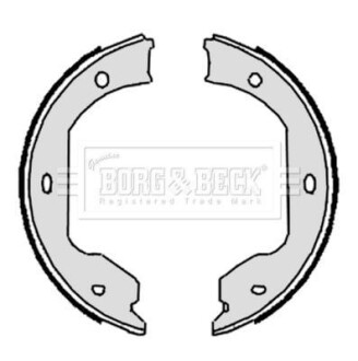 Гальмівні колодки ручного гальма BORG & BECK BBS6332