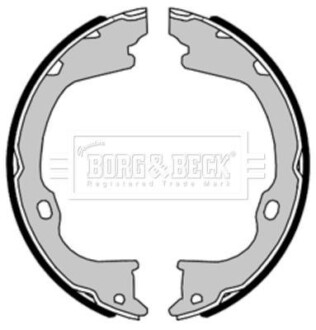 Комплект тормозных колодок BORG & BECK BBS6489