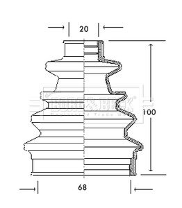 Автозапчасть BORG & BECK BCB2040