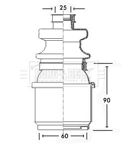 Автозапчасть BORG & BECK BCB2307