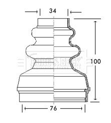 Автозапчасть BORG & BECK BCB2736