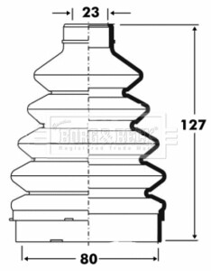 Автозапчасть BORG & BECK BCB6099