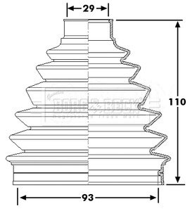 Пыльник BORG & BECK BCB6227