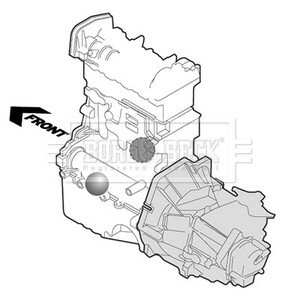 Підвіска BORG & BECK BEM3187