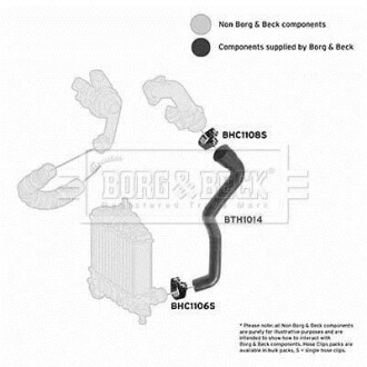 Шлангопровод BORG & BECK BTH1014