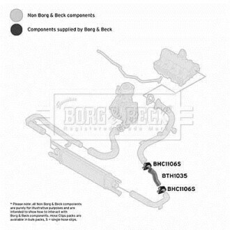 Шлангопровод BORG & BECK BTH1035