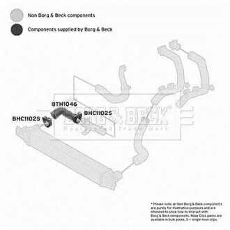 Шлангопровод BORG & BECK BTH1046