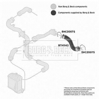 Шлангопровод BORG & BECK BTH1143