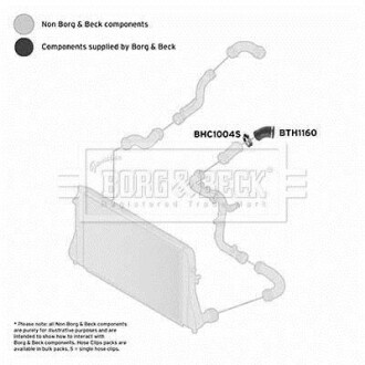 Шлангопровод BORG & BECK BTH1160