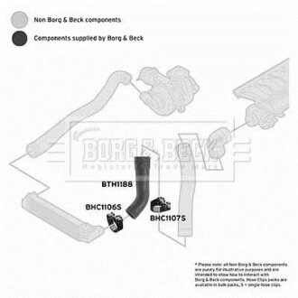 Шлангопровод BORG & BECK BTH1188