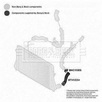 Шлангопровод BORG & BECK BTH1224