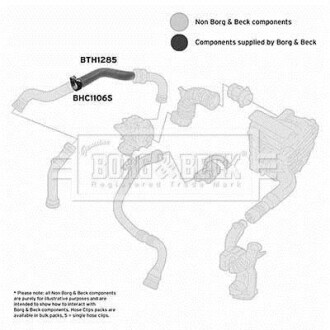 Шлангопровод BORG & BECK BTH1285