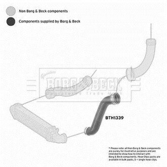 Шлангопровод BORG & BECK BTH1339