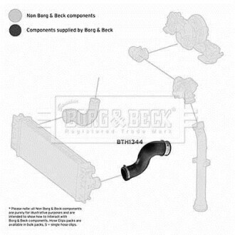 Шлангопровод BORG & BECK BTH1344