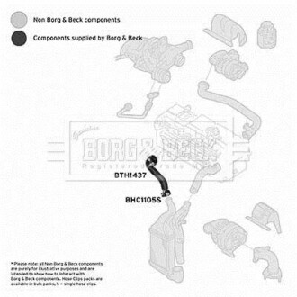 Шлангопровод BORG & BECK BTH1437