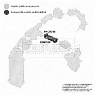 Шлангопровод BORG & BECK BTH1508