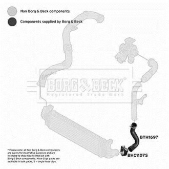 Шлангопровод BORG & BECK BTH1697 (фото 1)