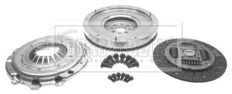 Демпфер + комплект зчеплення (переобладнання на одномасовий маховик) BORG & BECK HKF1042