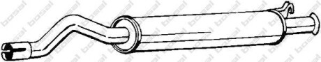 Глушитель выхлопных газов конечный BOSAL 105159