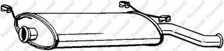 Глушник вихлопних газів (кінцевий) BOSAL 135241