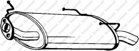 Глушитель выхлопных газов конечный BOSAL 145521