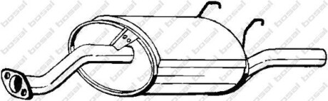 Глушитель выхлопных газов конечный BOSAL 163727
