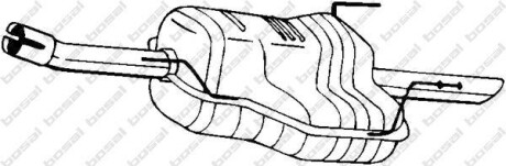 Глушитель выхлопных газов конечный BOSAL 185167