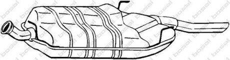 Глушитель выхлопных газов конечный BOSAL 215829