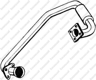 Труба вихлопного газу BOSAL 787563