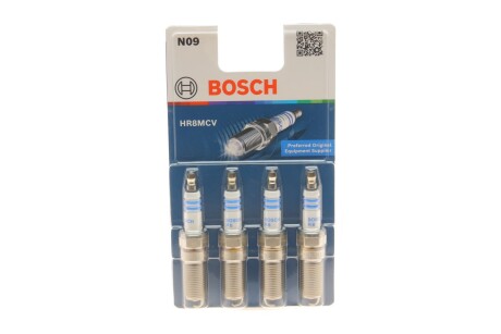 СВЕЧКА HR8MEV (1.19), 4ШТ. BOSCH 0242229986