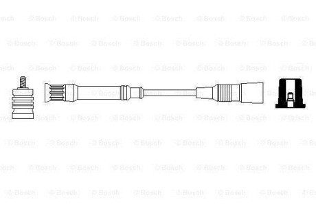 Автомобільний високовольтний провід BOSCH 0356912898