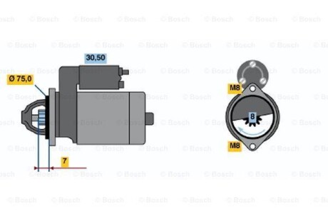 Автозапчасть BOSCH 0986017571