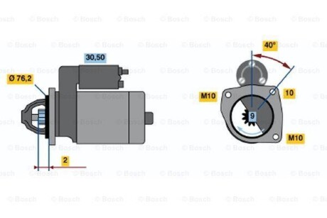 Автозапчасть BOSCH 0986018870