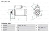 Стартер BOSCH 0986024550 (фото 1)