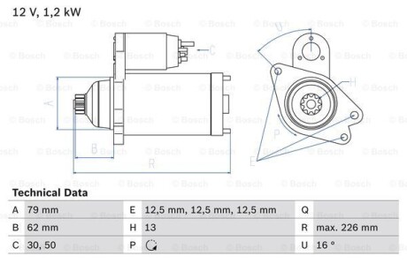 Автозапчасть BOSCH 0986029140
