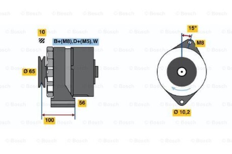 Автозапчасть BOSCH 0986036790