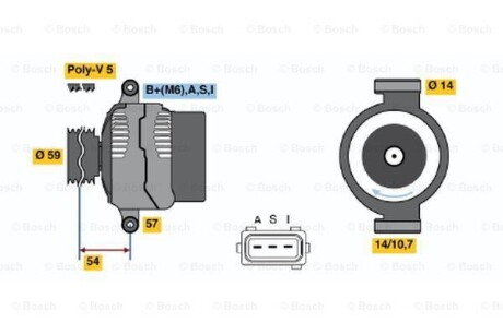 Автозапчасть BOSCH 0986044611