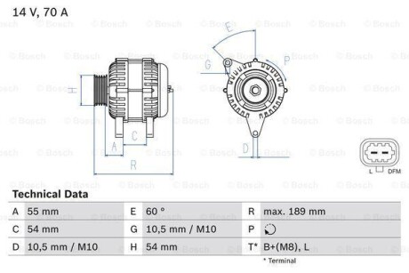 Автозапчасть BOSCH 0986083580