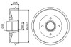 Тормозной барабан BOSCH 0986477211 (фото 2)