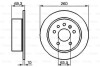 Тормозной диск BOSCH 0986478430 (фото 1)