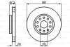 Тормозной диск BOSCH 0986478460 (фото 1)