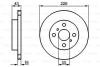 Тормозной диск BOSCH 0986478491 (фото 1)