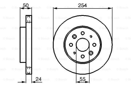 Тормозной диск BOSCH 0986479231