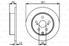 Тормозной диск BOSCH 0986479419 (фото 1)