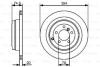 Тормозной диск BOSCH 0986479479 (фото 1)