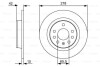 Диск гальмівний CHEVROLET/OPEL Astra/Zafira/ \'\'R \'\'1.6-2.2 \'\'04-15 BOSCH 0986479515 (фото 1)