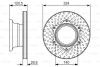 Тормозной диск BOSCH 0986479600 (фото 1)